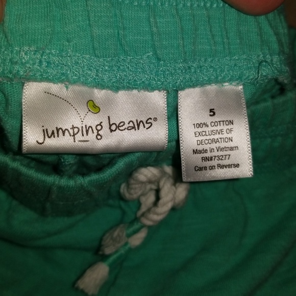 GIRLS TEAL SHORTS SIZE 5 - Picture 4 of 4